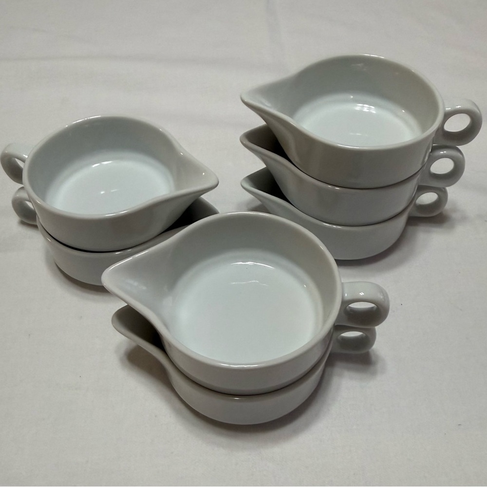 Hotel Collection White Ceramic Sauce Dishes Set